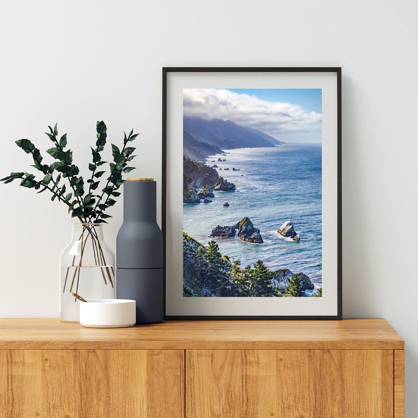 Pacific Coast Home Decor Framed Print at Big Sur California