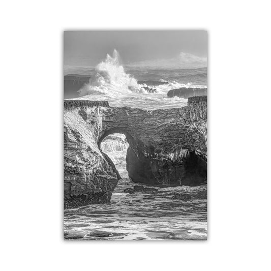 Black and White Mendocino Seascape – Northern California Art Print