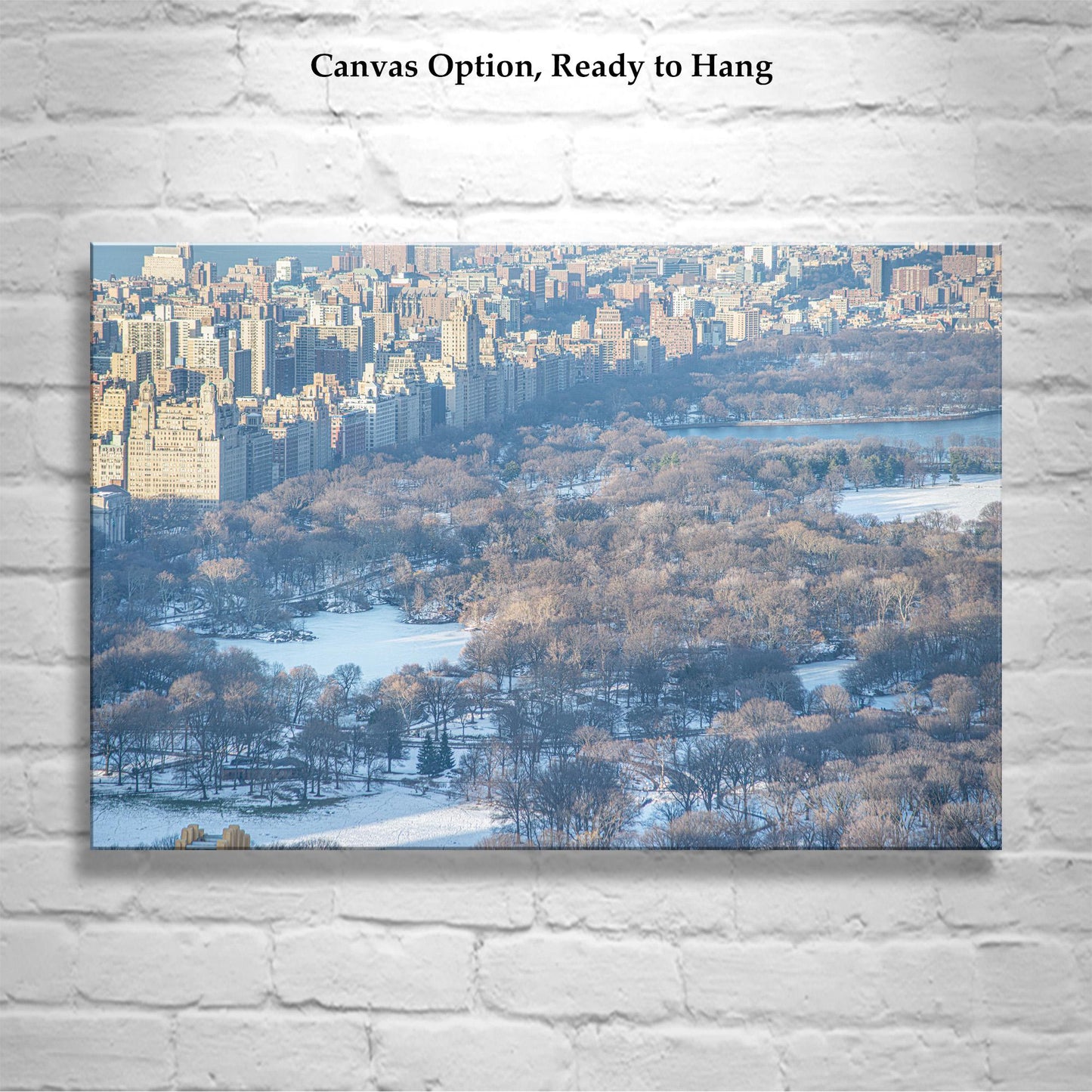 Central Park West Winter Art Photography Print | New York City Art Gift for Home or Office