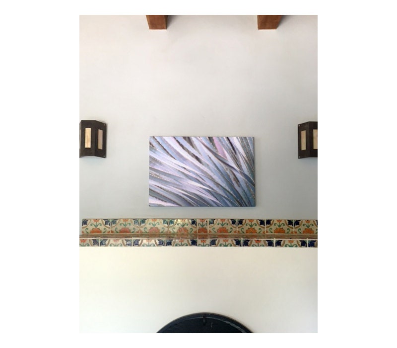 Framed Blue Agave Giclée Print | Desert Succulent Wall Art