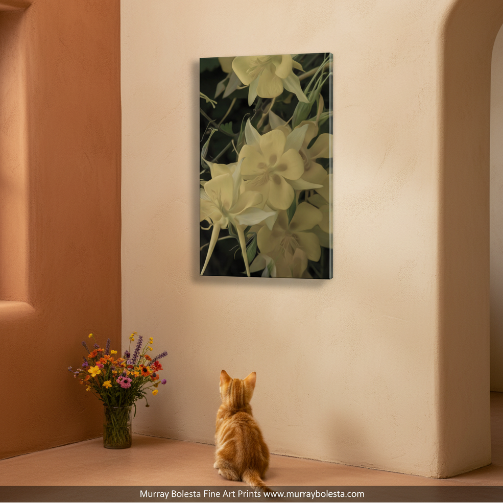 Yellow Columbine Flower Wall Decor | Arizona Desert Canyon by Murray Bolesta