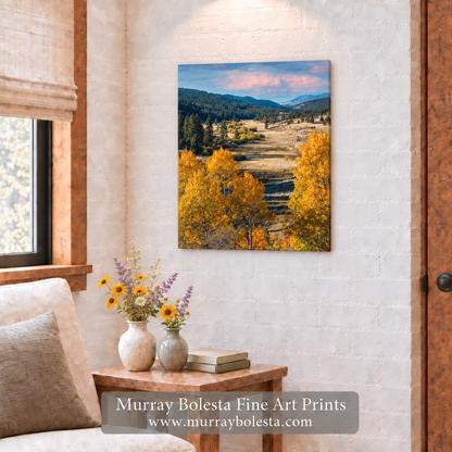 Autumn aspen artwork by Murray Bolesta
