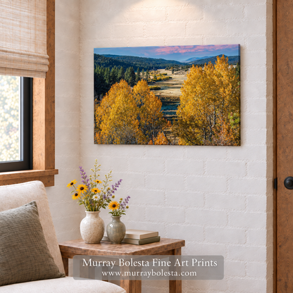 NE California fall ranch landscape by Murray Bolesta