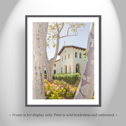 San Luis Obispo California Mission Church Wall Art Print