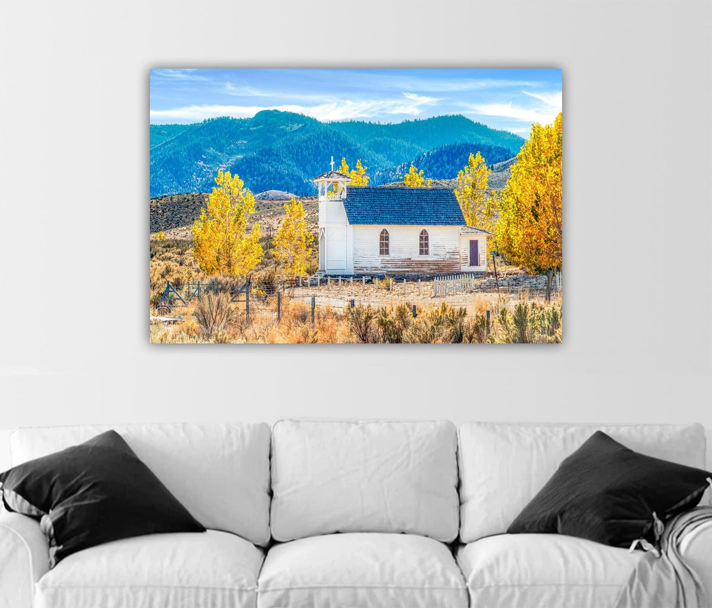 Country Church in Northeast California – Autumn Fine Art Photo Print