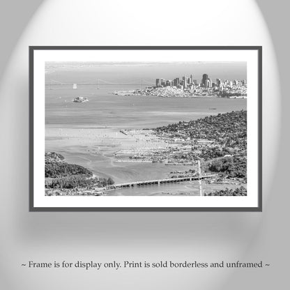Sausalito Art Print at Marin County California | B&W or Color