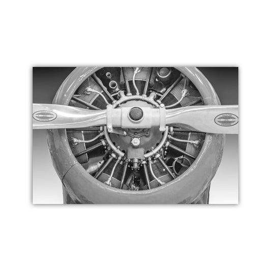 Framed Vintage Biplane Wall Decor – Gift for Pilot, Ready to Hang Art