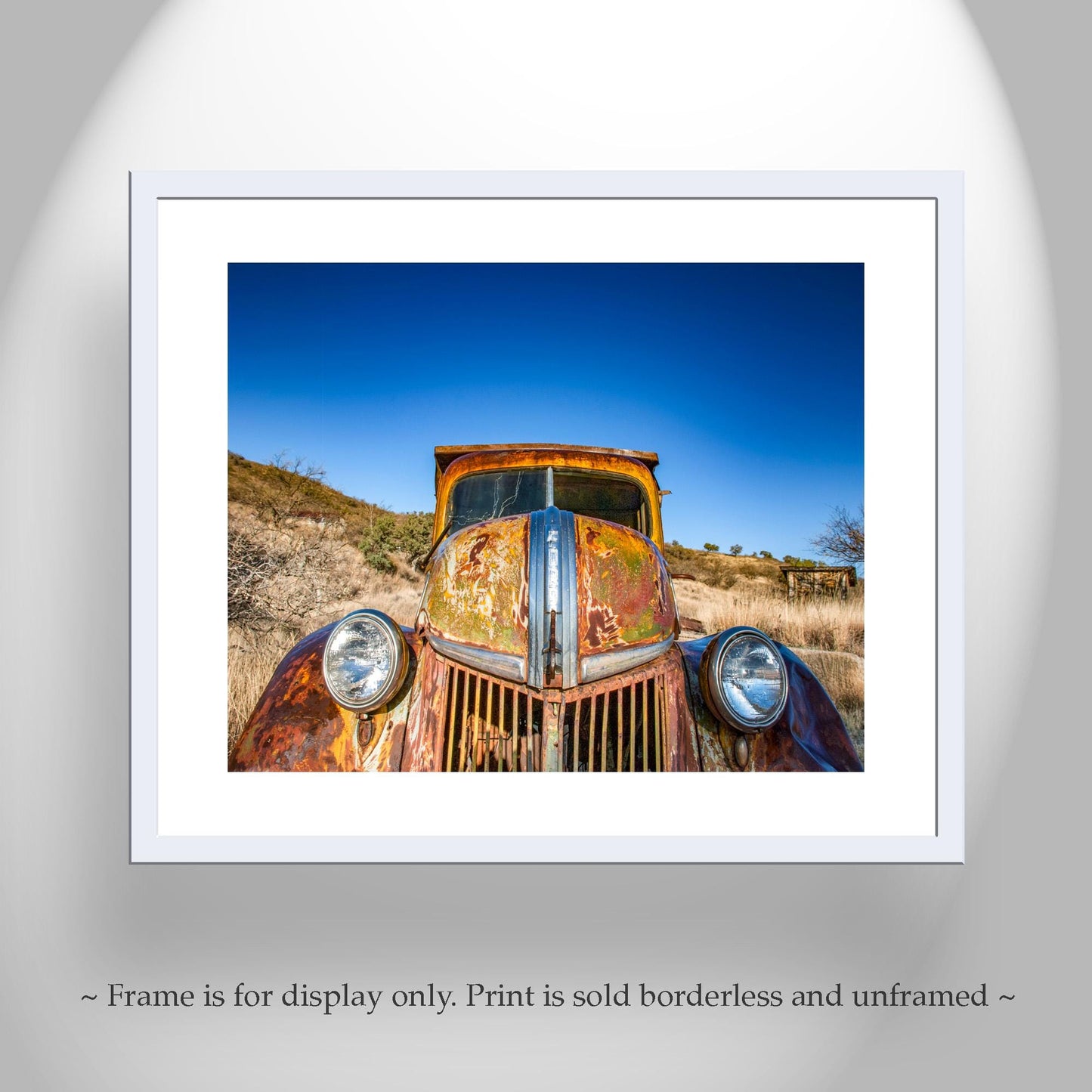 Old Ford Truck Picture as Rustic Ranch Wall Art by Murray Bolesta