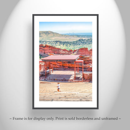 Red Rocks Amphitheater Photo Art Print in Denver Colorado