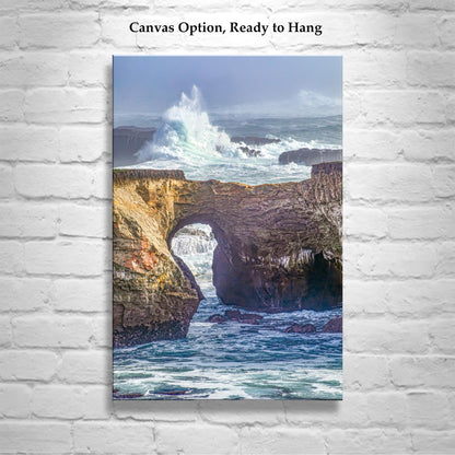 Pacific Ocean Storm Waves – Point Arena Mendocino Coast Wall Art