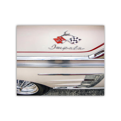 Chevrolet Impala SS Car Photograph as Vintage Automotive Wall Art for Home