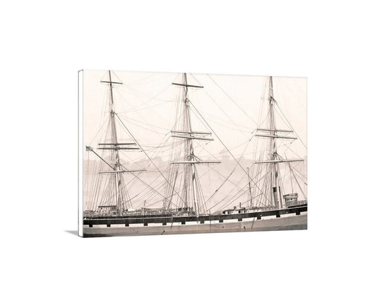 Balclutha Clipper Ship Hyde Street Pier Art Print San Francisco California