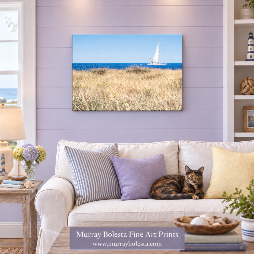Block Island sailing art by Murray Bolesta