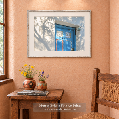 Blue-door Tucson Arizona Barrio Viejo art print by Murray Bolesta!