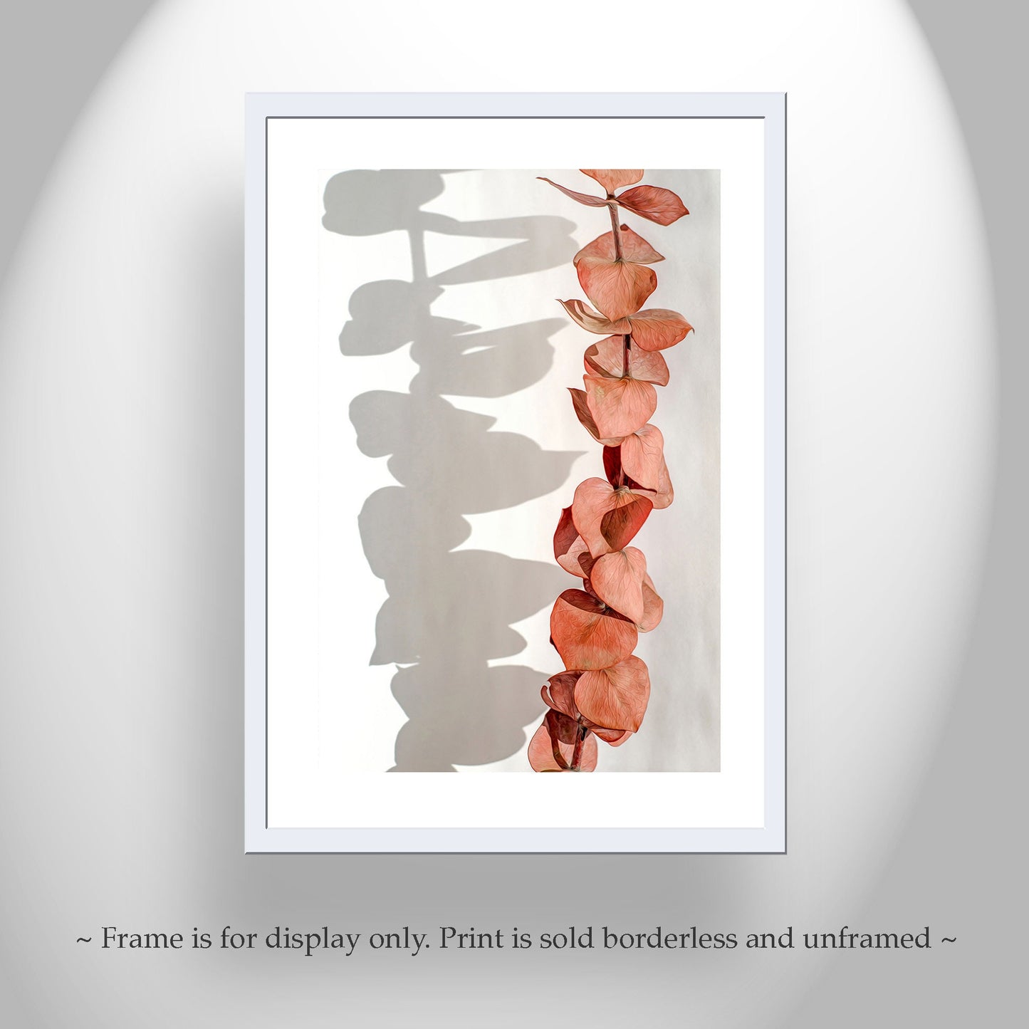 Modern Botanical Art Print – Minimalist Eucalyptus Wall Decor