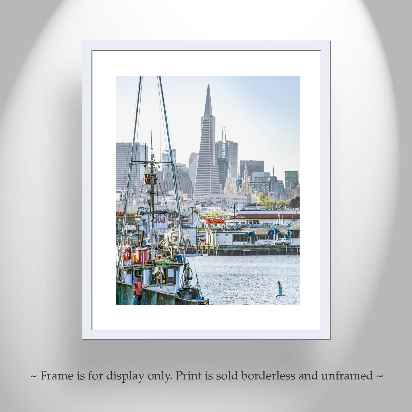 Fishermans Wharf San Francisco Bay Area Nautical Decor Art Print