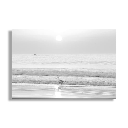Rhode Island Beach Fine Art Print – Black and White Atlantic Ocean Art