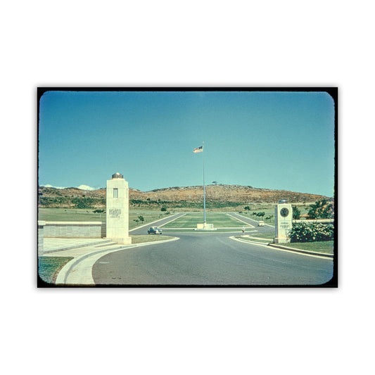 Old Hawaii Photo – Honolulu’s National Memorial Cemetery Art