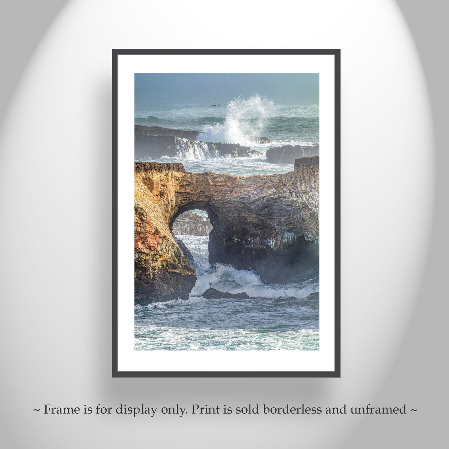 Mendocino Coast Art Print on Canvas | Pacific Ocean Waves Seascape