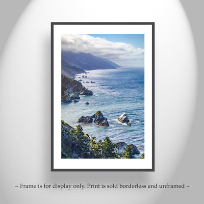 Pacific Coast Home Decor Framed Print at Big Sur California