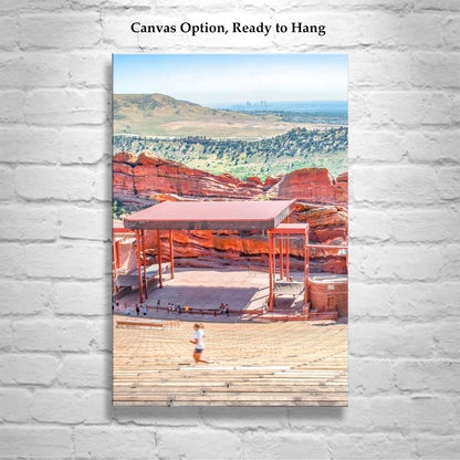 Red Rocks Amphitheater Photo Art Print in Denver Colorado