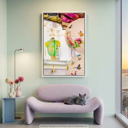 San Francisco Chinatown Chinese Lantern art print by Murray Bolesta