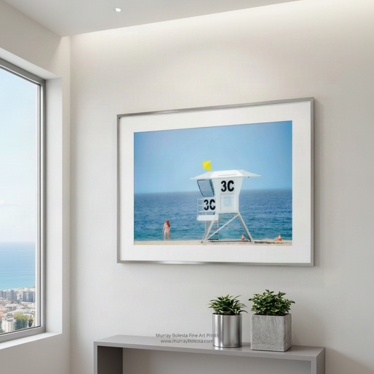 San Diego beach art print by Murray Bolesta