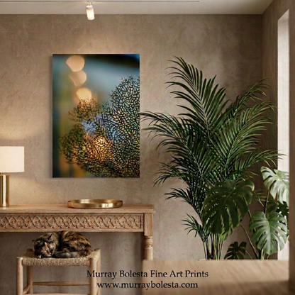 Coral art by Murray Bolesta, seashell themed.