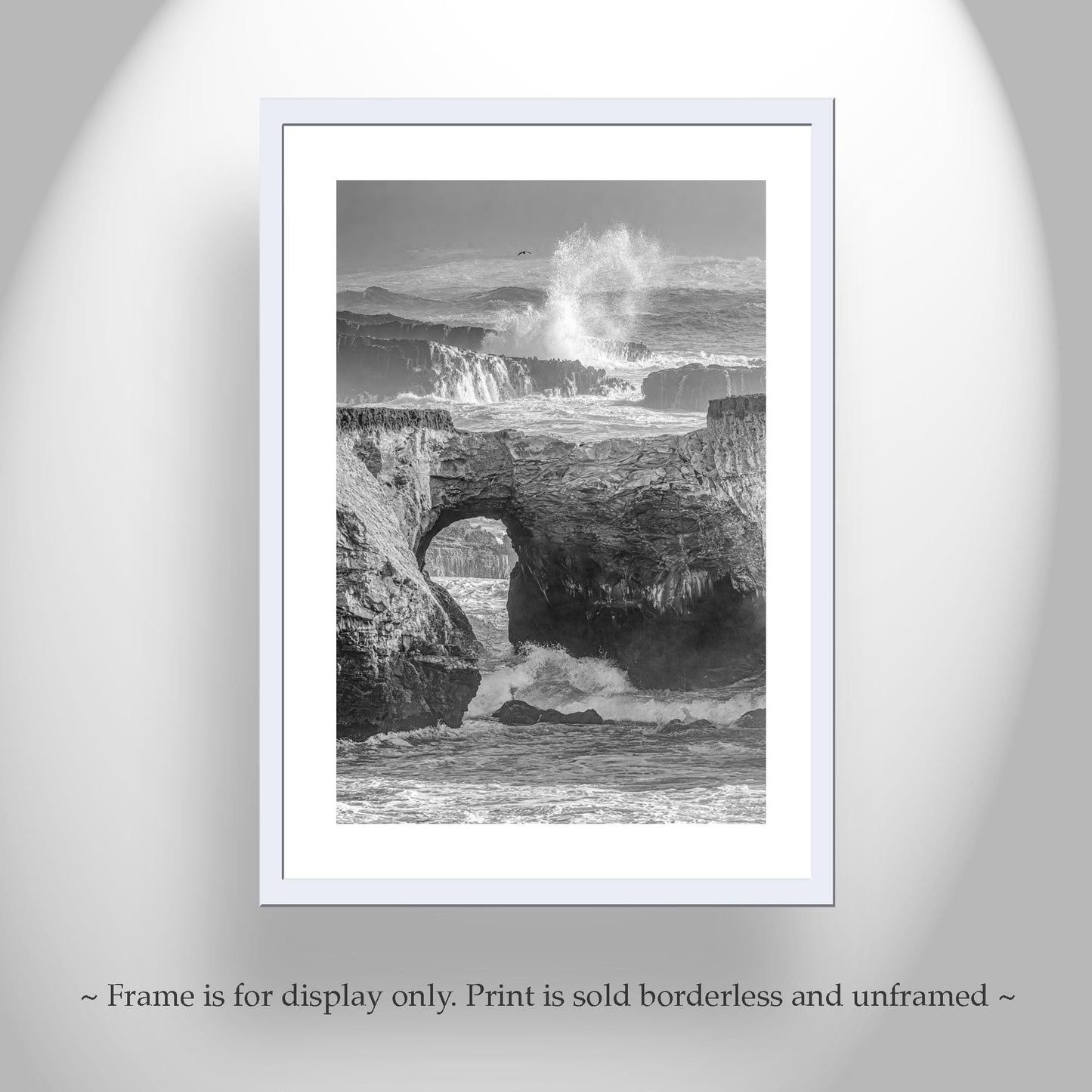 Mendocino Coast Painterly Seascape – Fine Art Print of Point Arena