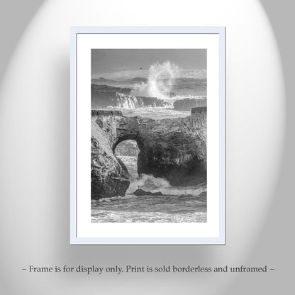 Mendocino Coast Painterly Seascape – Fine Art Print of Point Arena