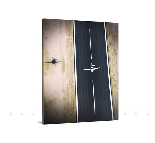 Aerial Airplane Art Print Pilot Gift | Aviation Wall Decor