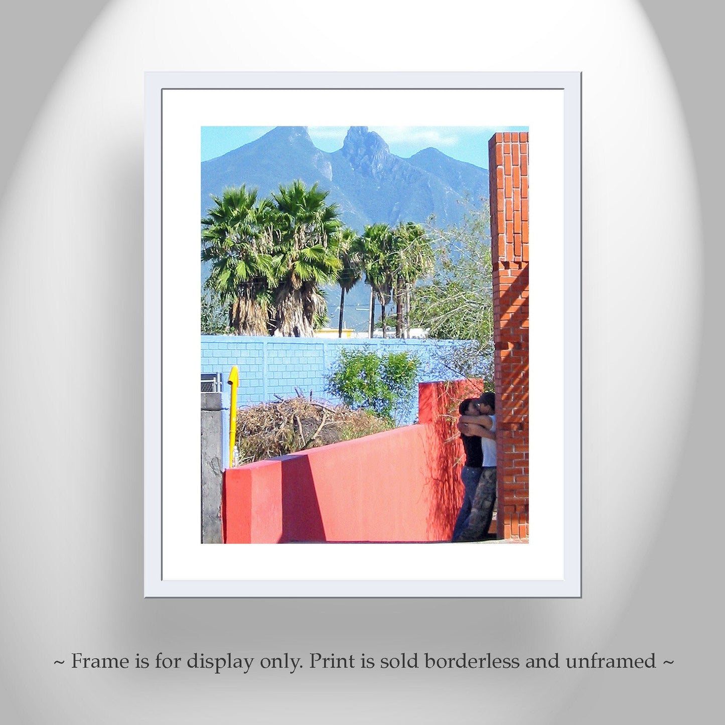 Romantic Monterrey Mexico Wall Art – Young Lovers Fine Art Print