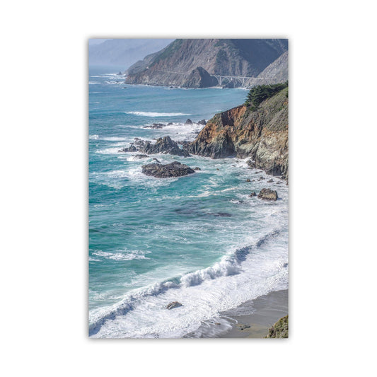 Beach Picture at Big Sur California Coast on Pacific Coast Highway