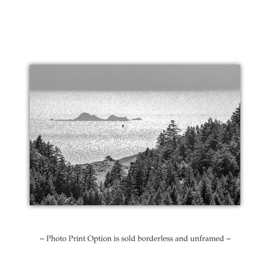 Ocean Artwork at Marin County | Mt Tamalpais with Farallon Islands