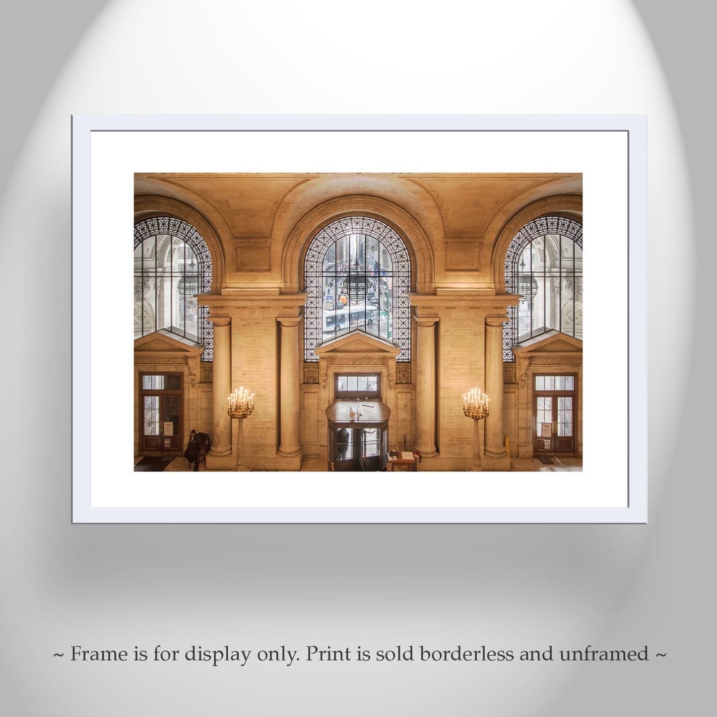 New York Public Library Art Wall Art Print