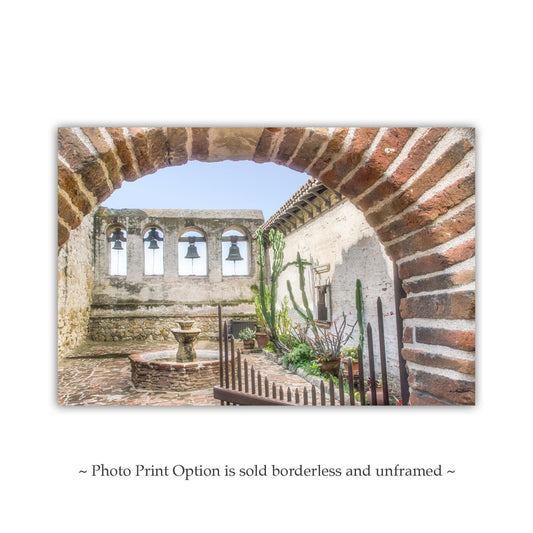 San Juan Capistrano Mission California Art Print
