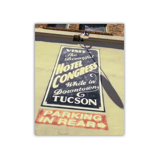 Hotel Congress Tucson Arizona Art Print as Wall Decor