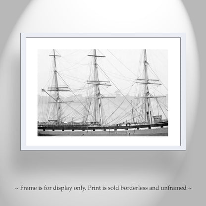 Balclutha Clipper Ship Hyde Street Pier Art Print San Francisco California