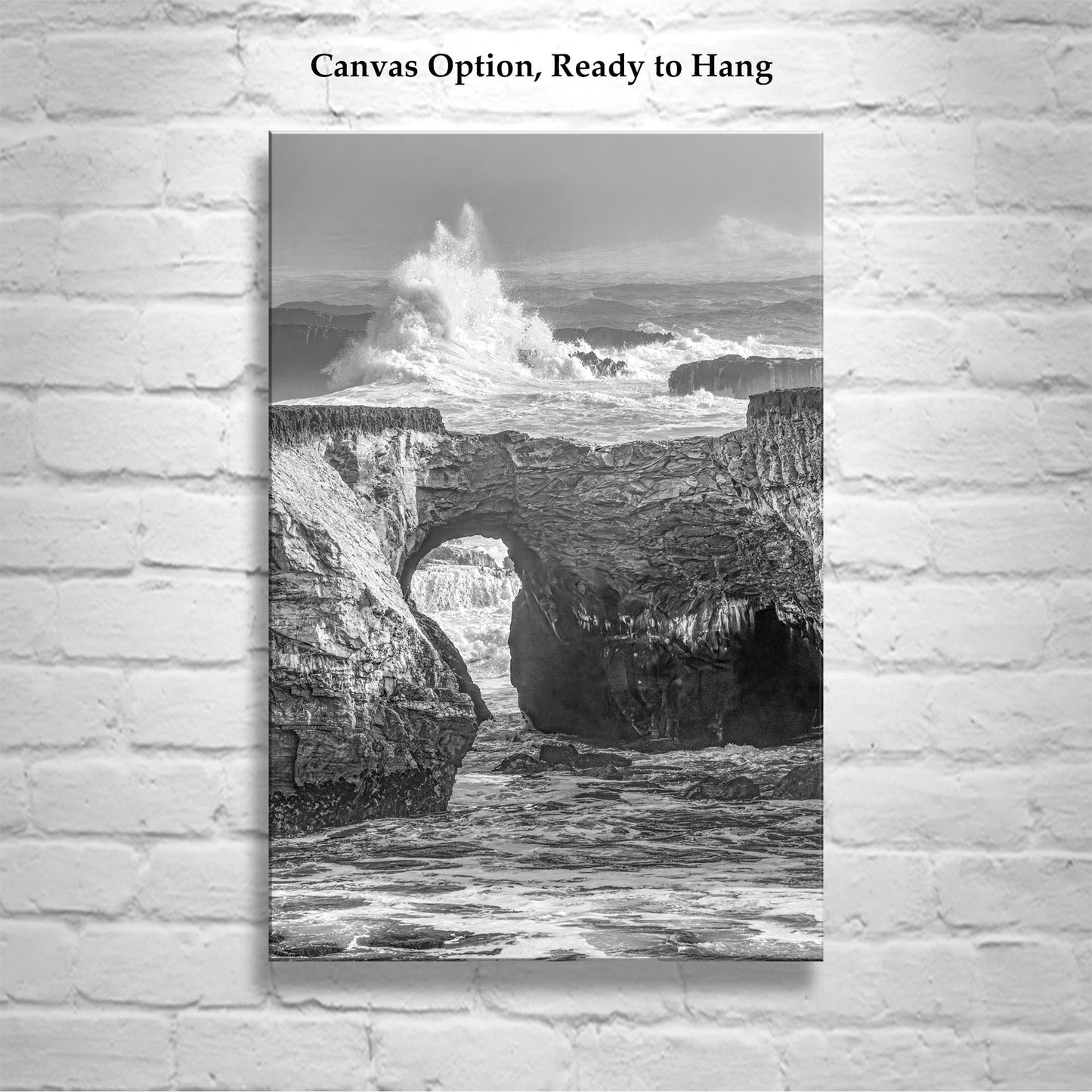 Black and White Mendocino Seascape – Northern California Art Print