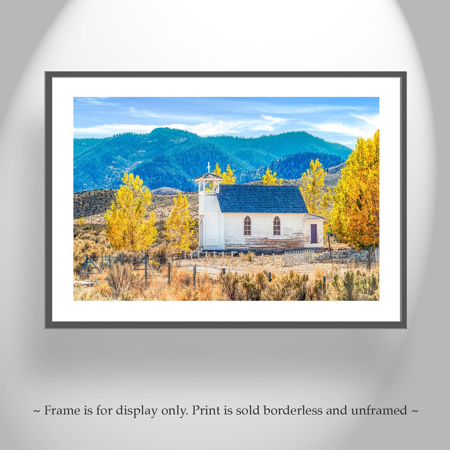 Country Church in Northeast California – Autumn Fine Art Photo Print