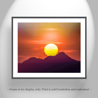 Sonoran Desert Sunset Wall Art – Tucson Landscape Canvas Art
