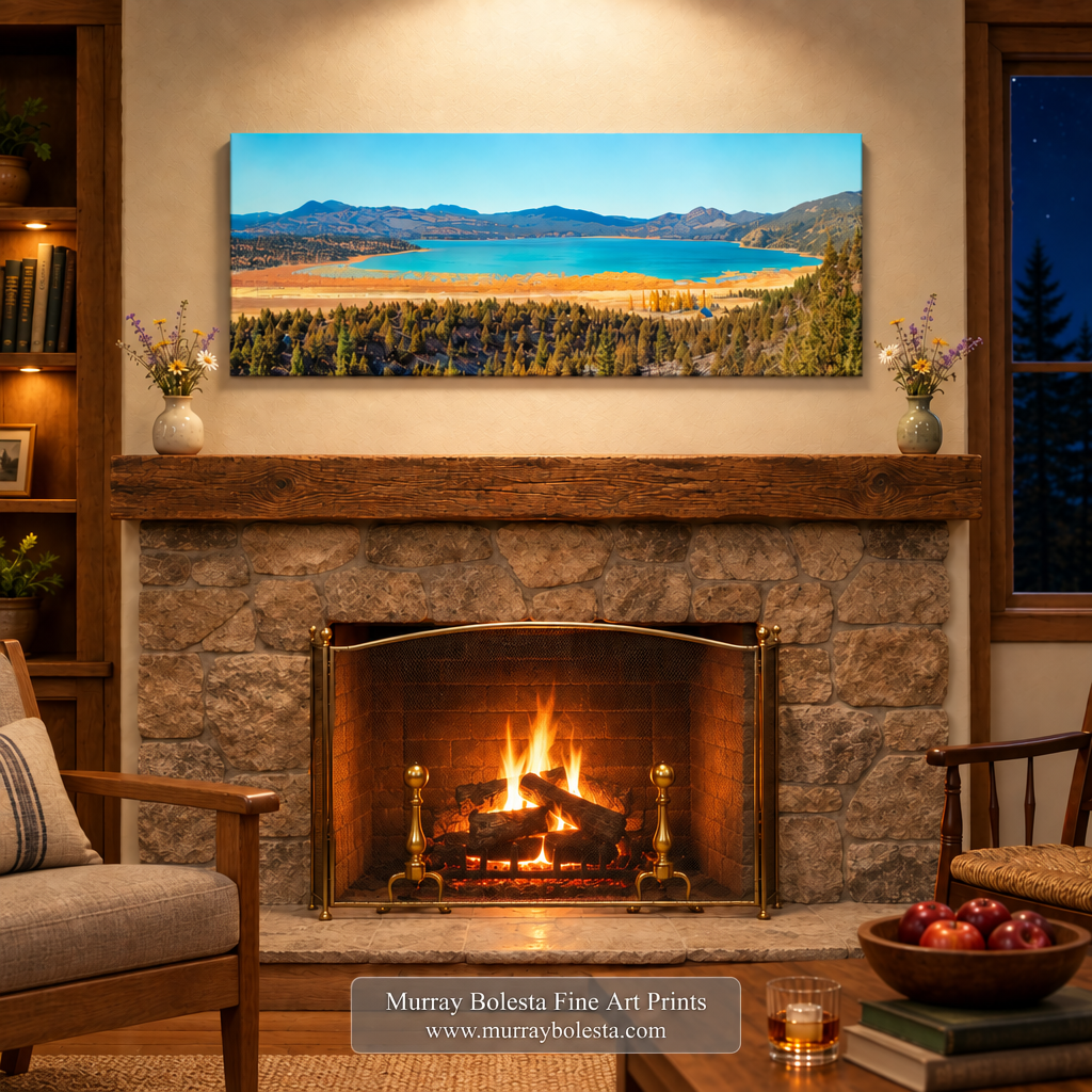 Eagle Lake California Autumn Ranch landscape by Murray Bolesta