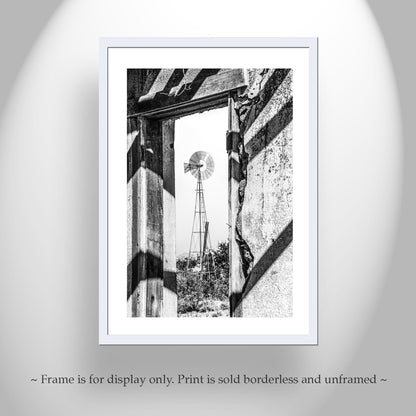 Old Adobe Ghost Ranch Photos – Black & White Desert Wall Art