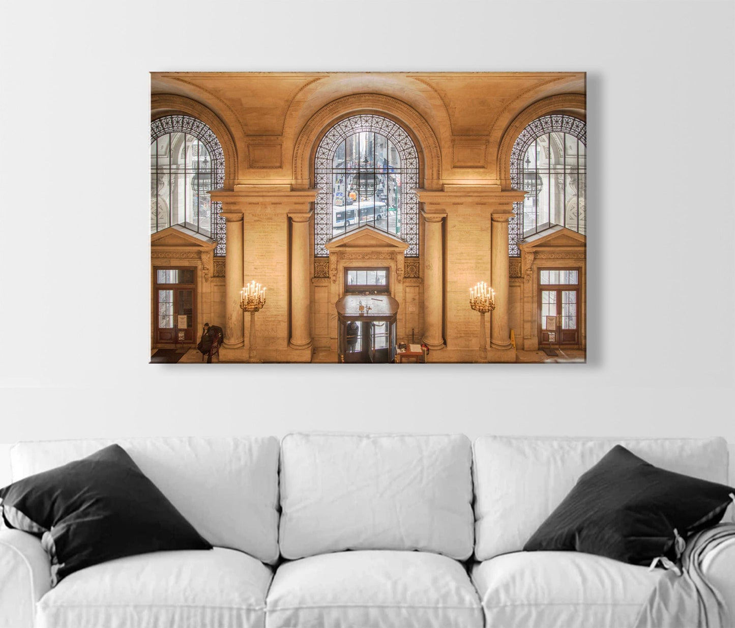 New York Public Library Art Wall Art Print