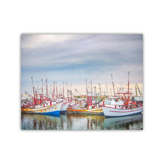 Puerto Peñasco Rocky Point Mexico Fishing Boats Artwork Print