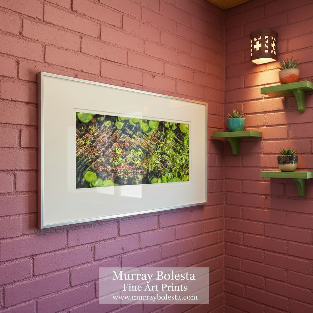 Empire Ranch Arizona Spring Water Nature Photography in Panorama by Murray Bolesta