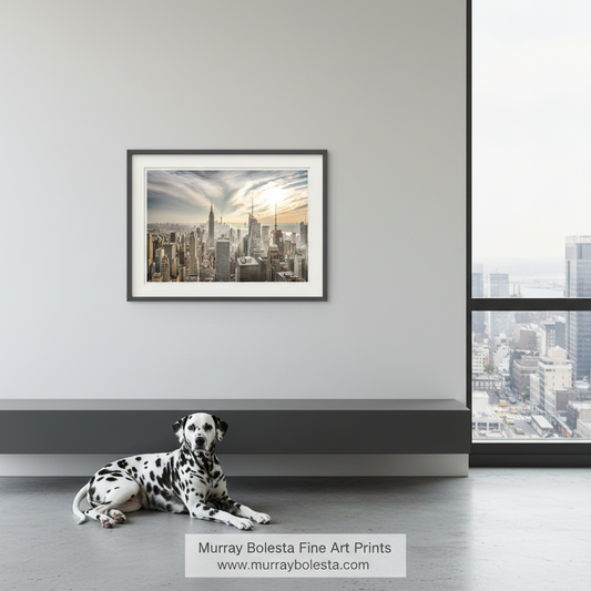 Manhattan Midtown Skyline with Empire State Building Art Print