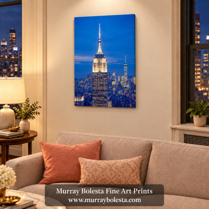 Empire State Building artwork by Murray Bolesta.