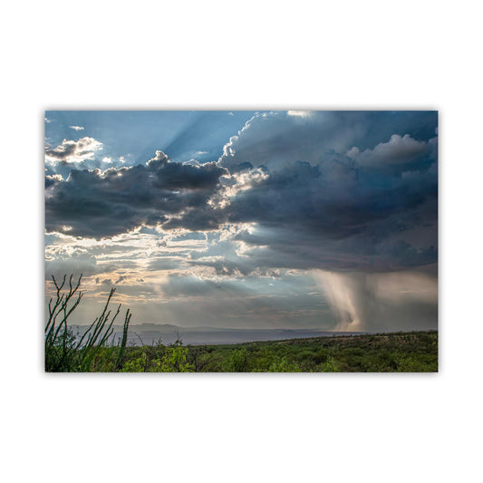 Tucson Desert Storm Wall Art – Monsoon Rain | Arizona Landscape Print