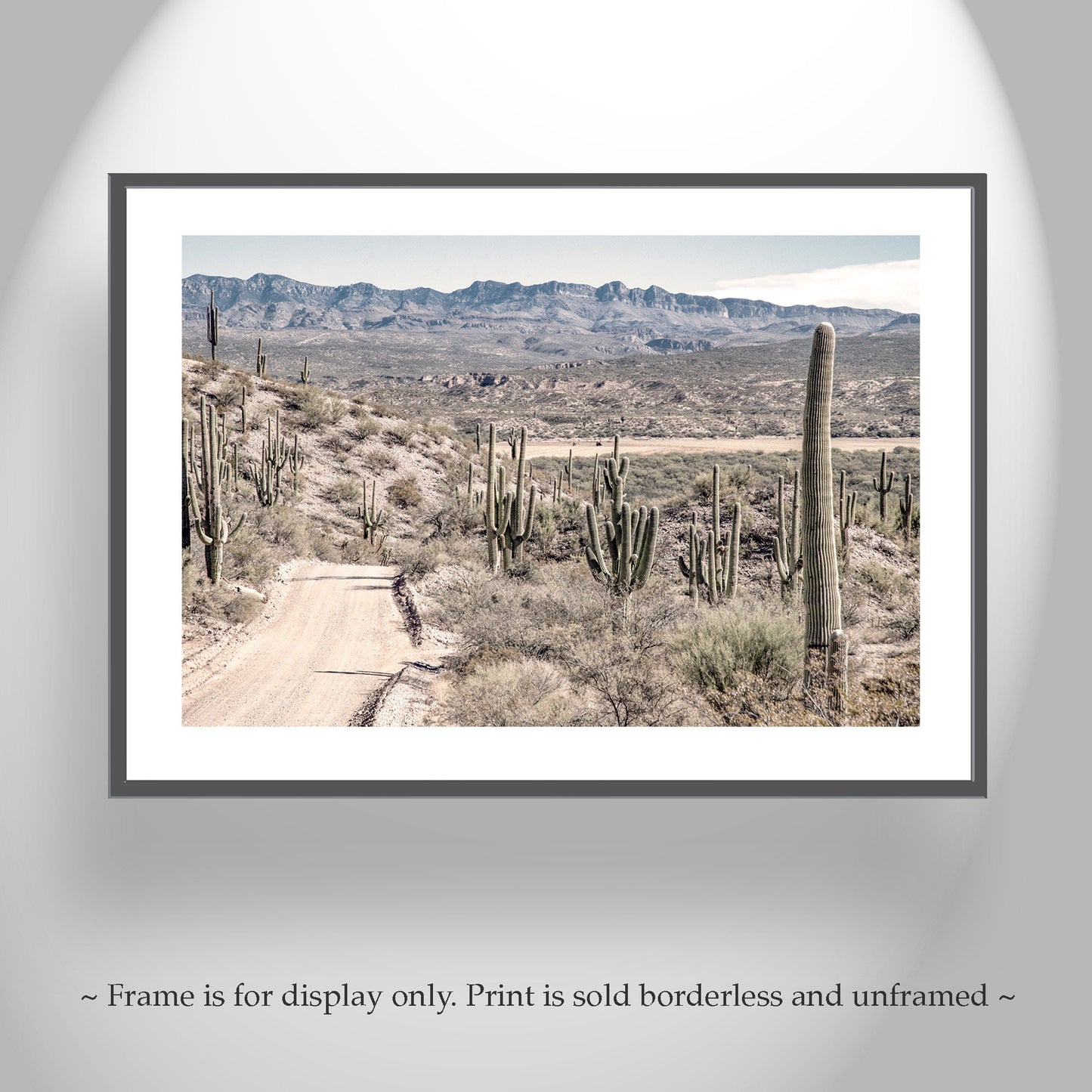 Tucson Arizona Print | Southwestern Desert Road Trip Landscape Art